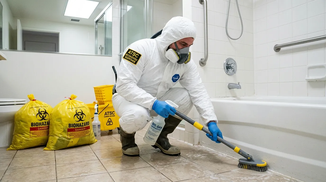 Decontamination equipment deployed for Blood Cleanup in Mequon